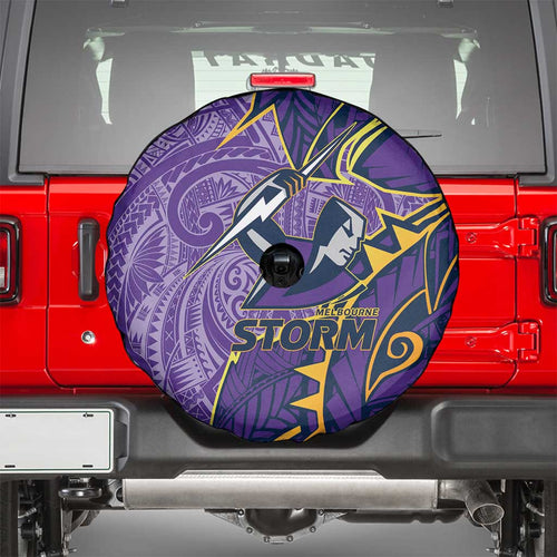 Melbourne Storm Spare Tire Cover Polynesian Tribal Tattoo Pacific Sport Art