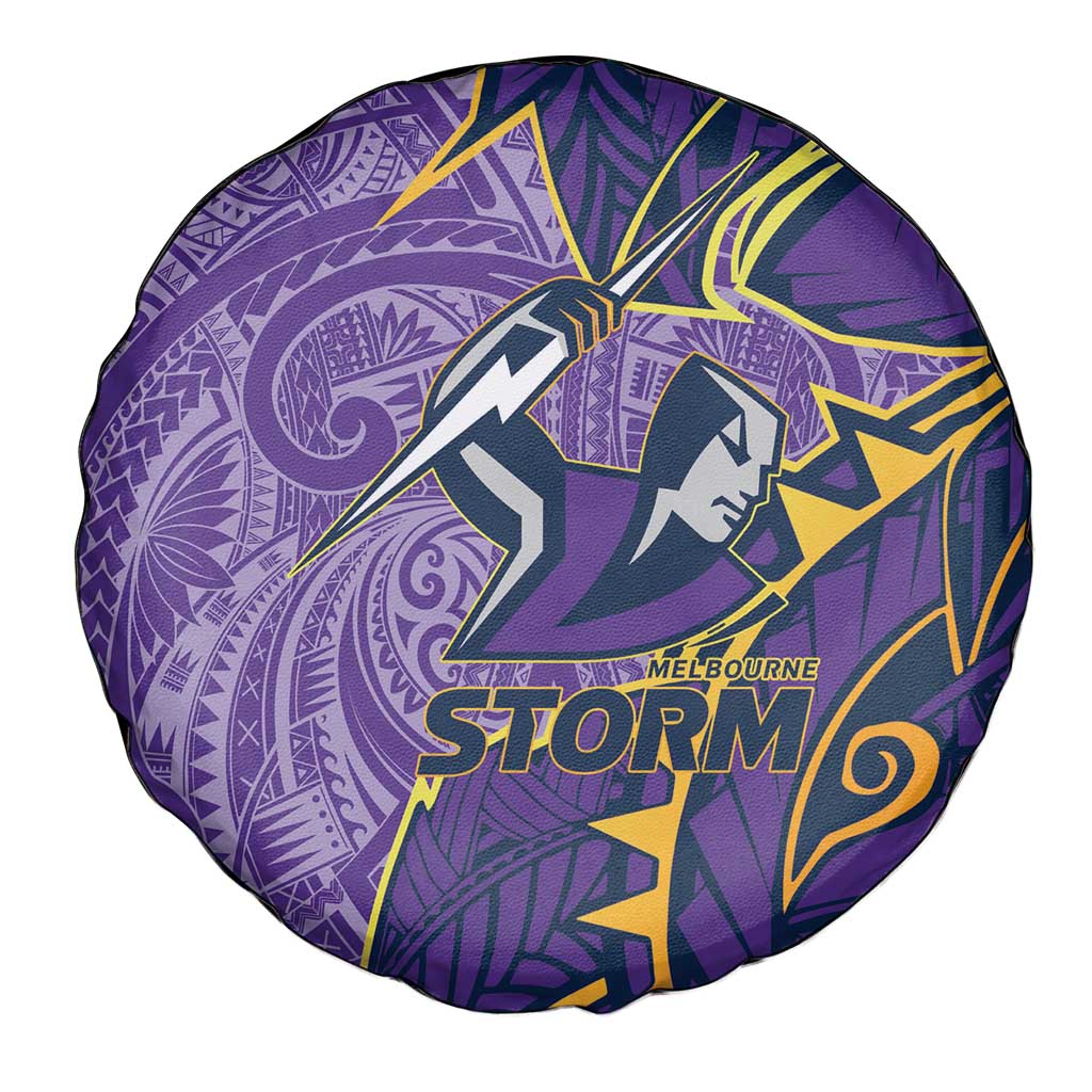 Melbourne Storm Spare Tire Cover Polynesian Tribal Tattoo Pacific Sport Art