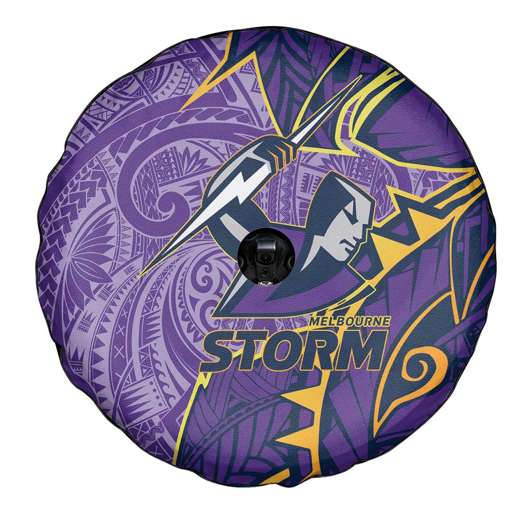 Melbourne Storm Spare Tire Cover Polynesian Tribal Tattoo Pacific Sport Art