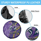 Melbourne Storm Spare Tire Cover Polynesian Tribal Tattoo Pacific Sport Art