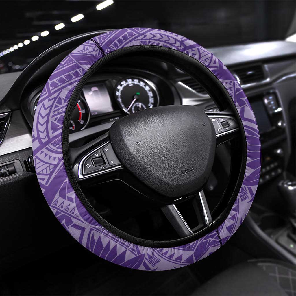 Melbourne Storm Steering Wheel Cover Polynesian Tribal Tattoo Pacific Sport Art