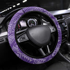 Melbourne Storm Steering Wheel Cover Polynesian Tribal Tattoo Pacific Sport Art