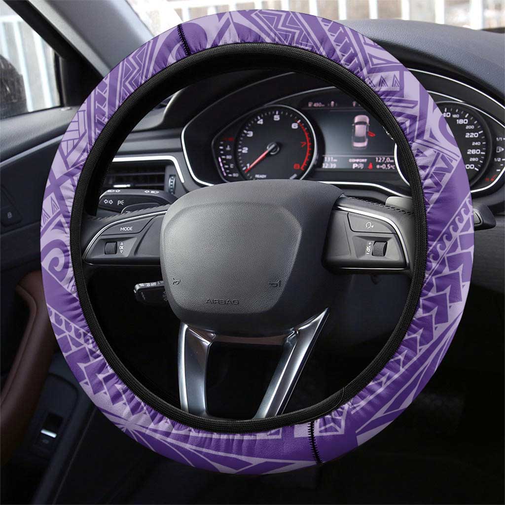 Melbourne Storm Steering Wheel Cover Polynesian Tribal Tattoo Pacific Sport Art