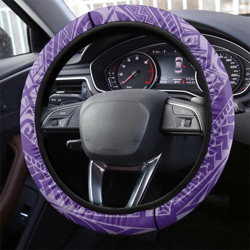 Melbourne Storm Steering Wheel Cover Polynesian Tribal Tattoo Pacific Sport Art