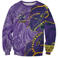 Melbourne Storm Sweatshirt Polynesian Tribal Tattoo Pacific Sport Art