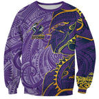 Melbourne Storm Sweatshirt Polynesian Tribal Tattoo Pacific Sport Art