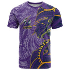 Melbourne Storm T Shirt Polynesian Tribal Tattoo Pacific Sport Art