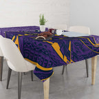 Melbourne Storm Tablecloth Polynesian Tribal Tattoo Pacific Sport Art