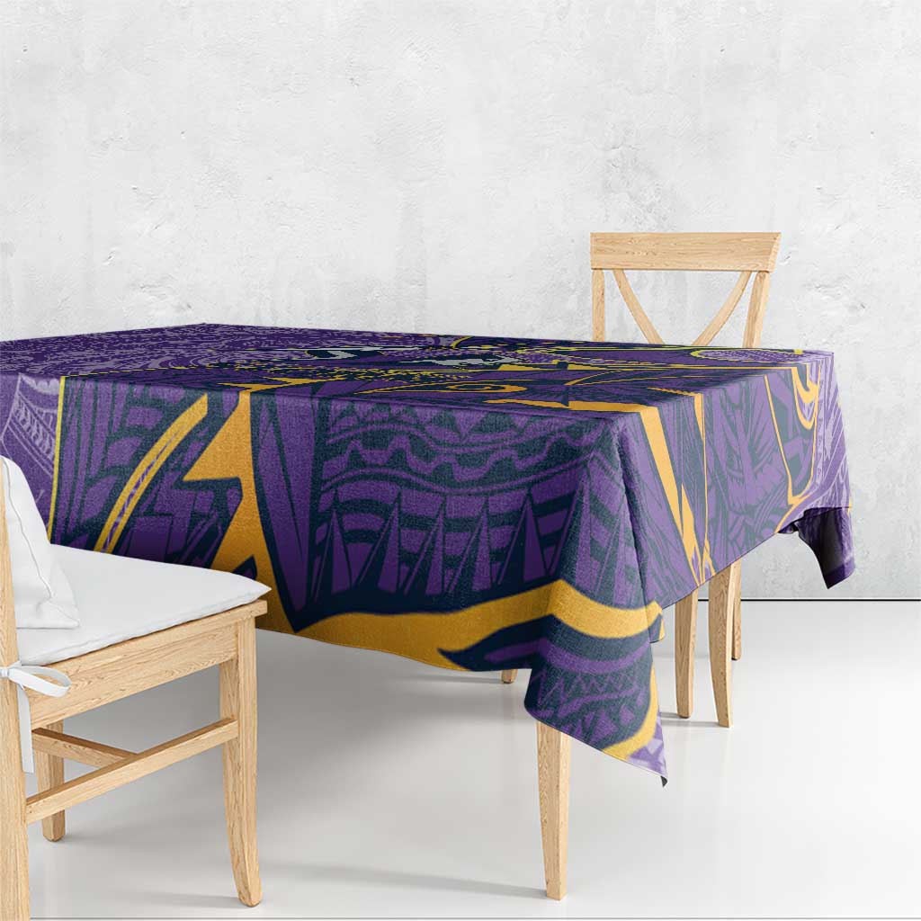 Melbourne Storm Tablecloth Polynesian Tribal Tattoo Pacific Sport Art