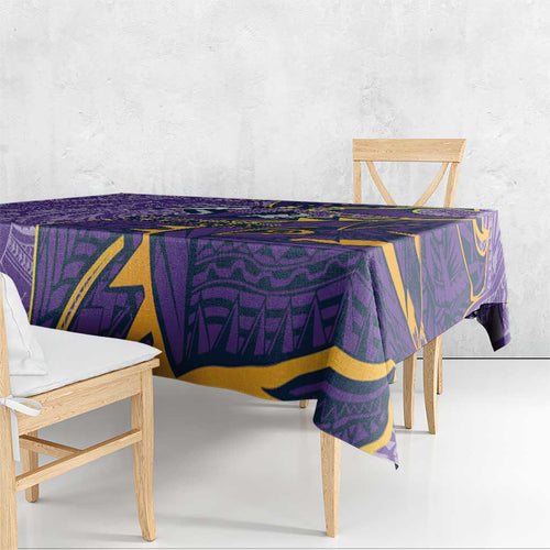Melbourne Storm Tablecloth Polynesian Tribal Tattoo Pacific Sport Art