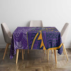 Melbourne Storm Tablecloth Polynesian Tribal Tattoo Pacific Sport Art