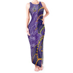 Melbourne Storm Tank Maxi Dress Polynesian Tribal Tattoo Pacific Sport Art