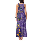 Melbourne Storm Tank Maxi Dress Polynesian Tribal Tattoo Pacific Sport Art