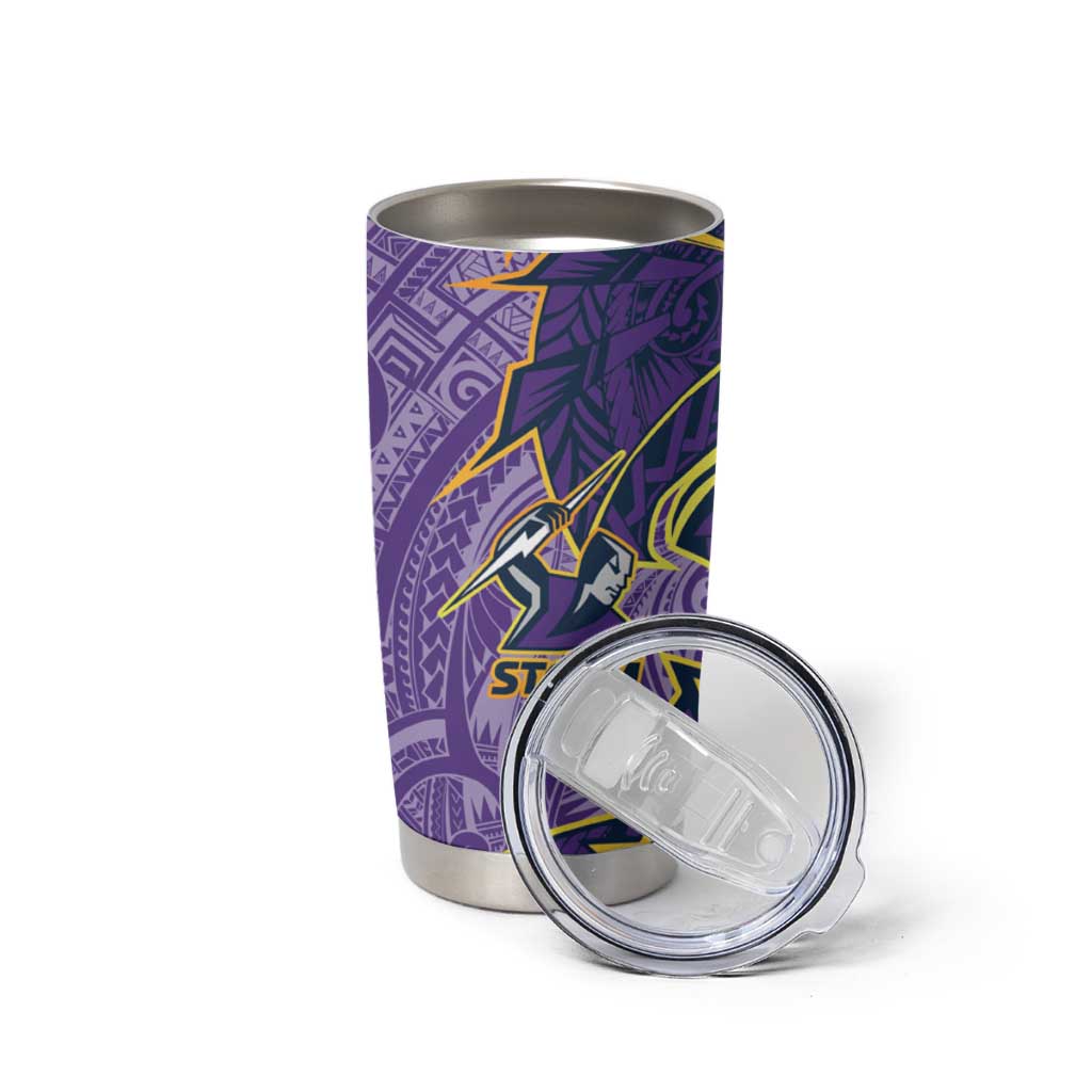 Melbourne Storm Tumbler Cup Polynesian Tribal Tattoo Pacific Sport Art