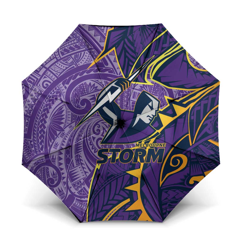 Melbourne Storm Umbrella Polynesian Tribal Tattoo Pacific Sport Art