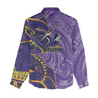 Melbourne Storm Women Casual Shirt Polynesian Tribal Tattoo Pacific Sport Art