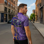 Melbourne Storm Zipper Polo Shirt Polynesian Tribal Tattoo Pacific Sport Art