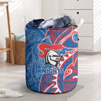 Newcastle Knights Laundry Basket Polynesian Tribal Tattoo Pacific Sport Art