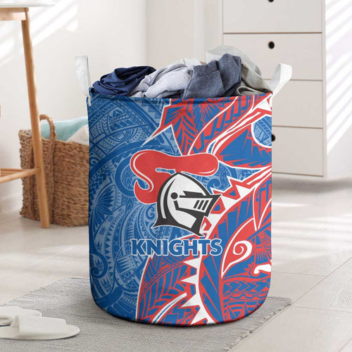 Newcastle Knights Laundry Basket Polynesian Tribal Tattoo Pacific Sport Art