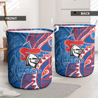 Newcastle Knights Laundry Basket Polynesian Tribal Tattoo Pacific Sport Art