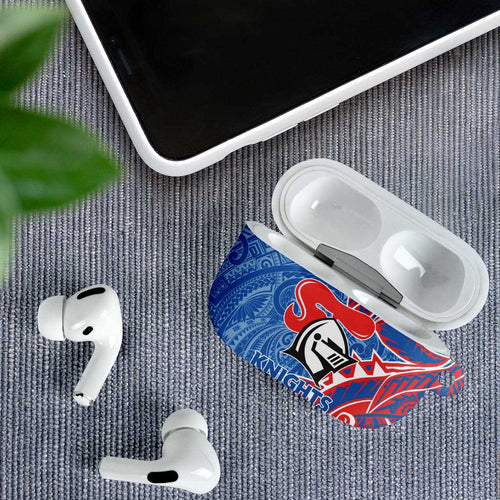 Newcastle Knights AirPods Case Polynesian Tribal Tattoo Pacific Sport Art