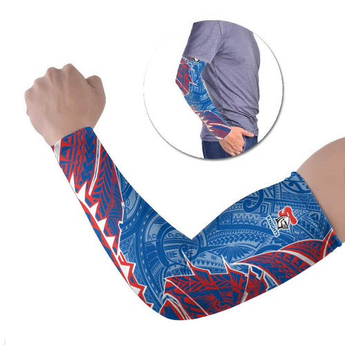 Newcastle Knights Arm Sleeves Polynesian Tribal Tattoo Pacific Sport Art