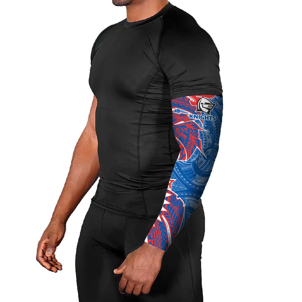 Newcastle Knights Arm Sleeves Polynesian Tribal Tattoo Pacific Sport Art