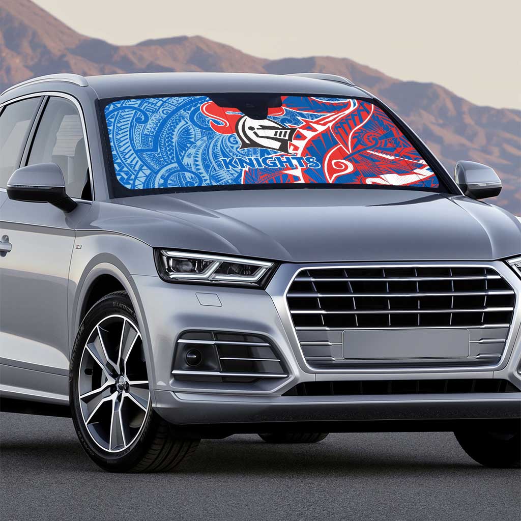 Newcastle Knights Auto Sun Shade Polynesian Tribal Tattoo Pacific Sport Art