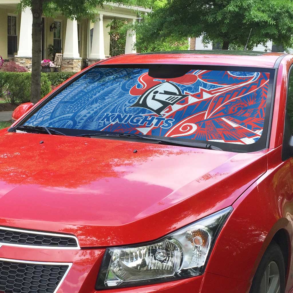 Newcastle Knights Auto Sun Shade Polynesian Tribal Tattoo Pacific Sport Art