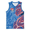 Newcastle Knights Basketball Jersey Polynesian Tribal Tattoo Pacific Sport Art