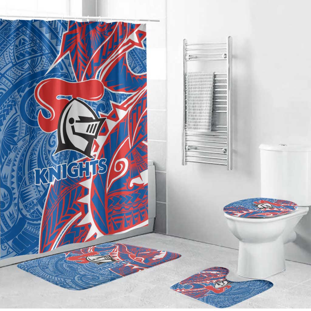 Newcastle Knights Bathroom Set Polynesian Tribal Tattoo Pacific Sport Art