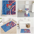 Newcastle Knights Bathroom Set Polynesian Tribal Tattoo Pacific Sport Art