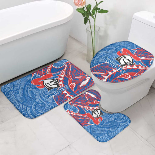 Newcastle Knights Bathroom Set Polynesian Tribal Tattoo Pacific Sport Art
