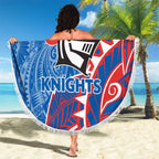 Newcastle Knights Beach Blanket Polynesian Tribal Tattoo Pacific Sport Art