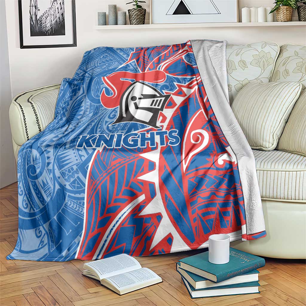 Newcastle Knights Blanket Polynesian Tribal Tattoo Pacific Sport Art