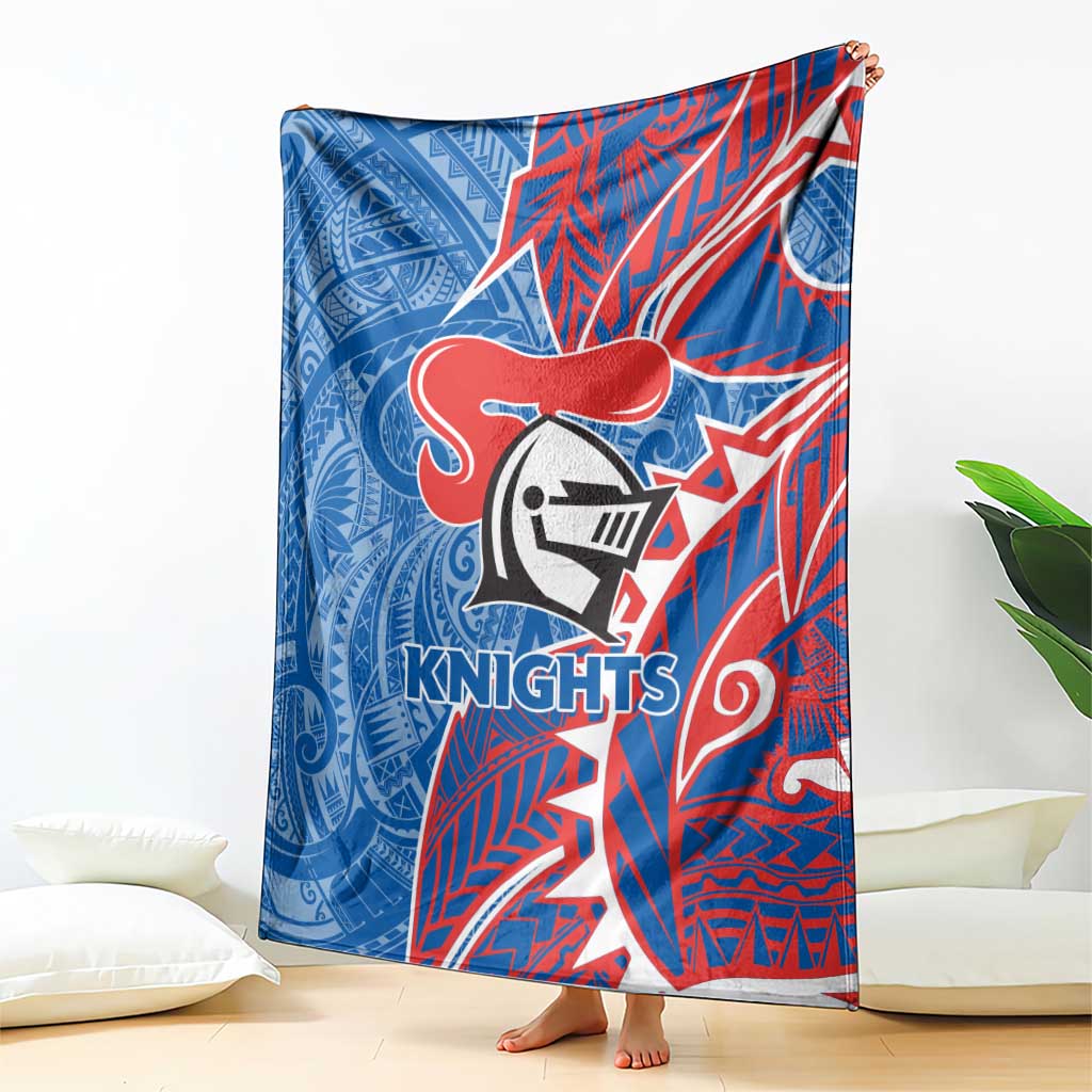 Newcastle Knights Blanket Polynesian Tribal Tattoo Pacific Sport Art