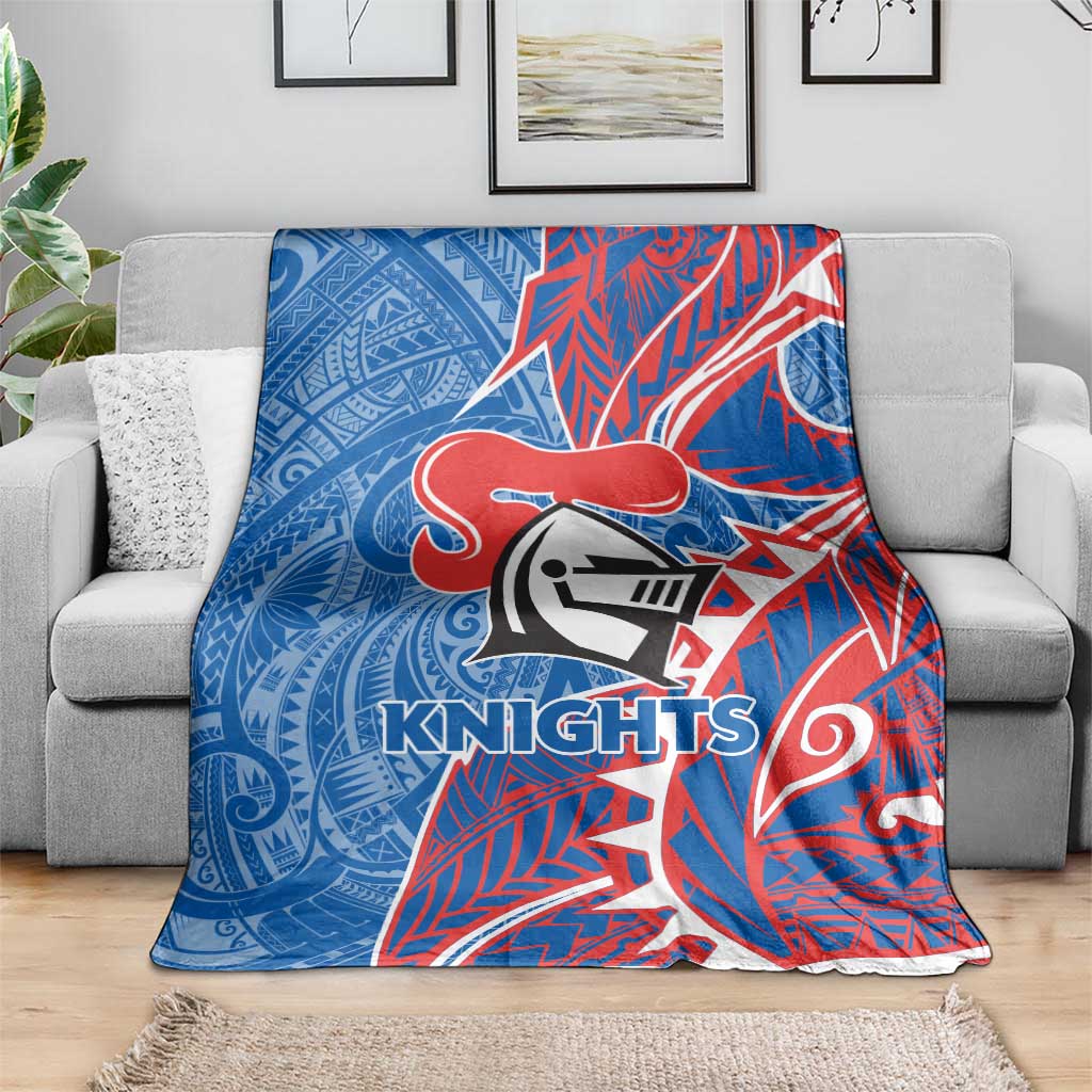 Newcastle Knights Blanket Polynesian Tribal Tattoo Pacific Sport Art