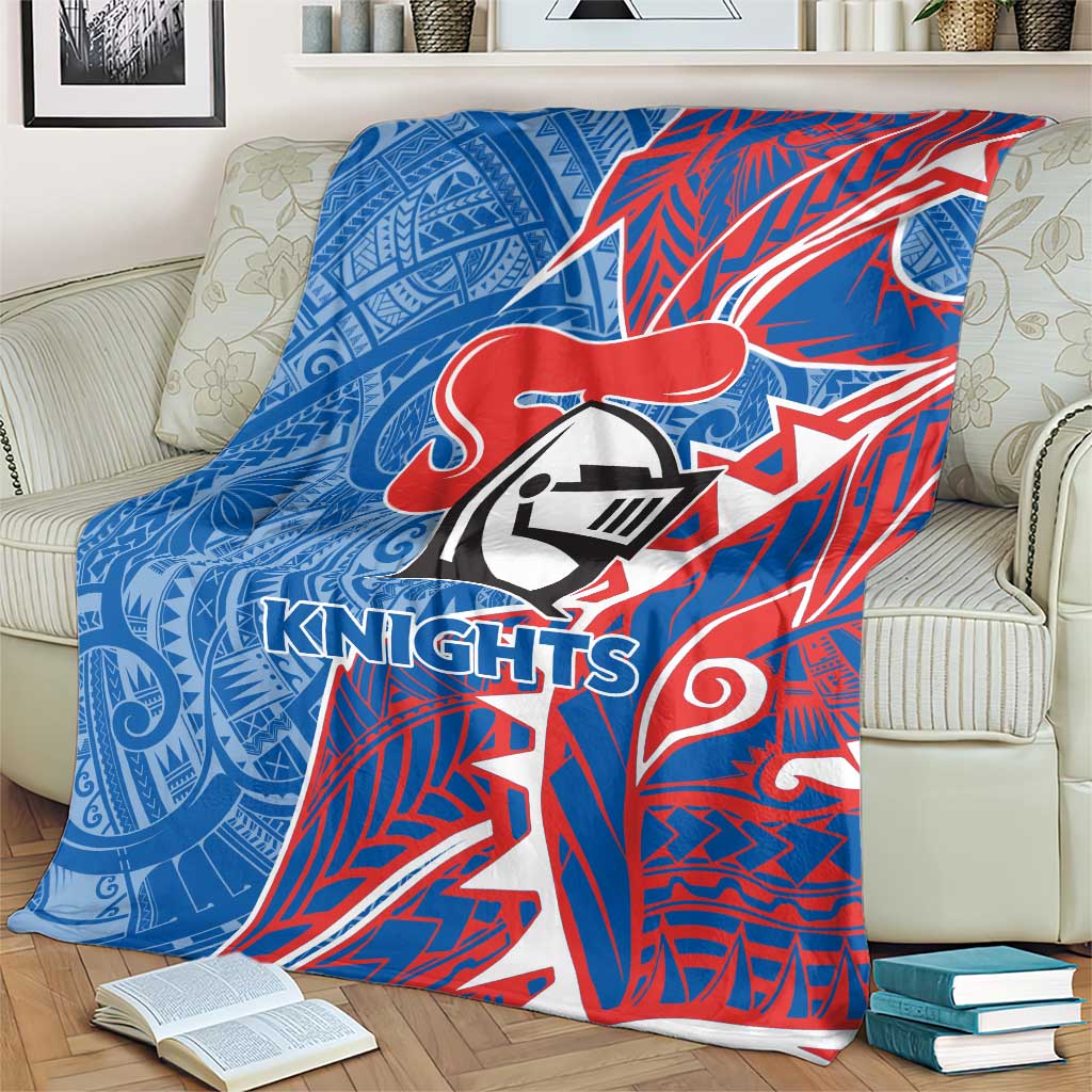 Newcastle Knights Blanket Polynesian Tribal Tattoo Pacific Sport Art
