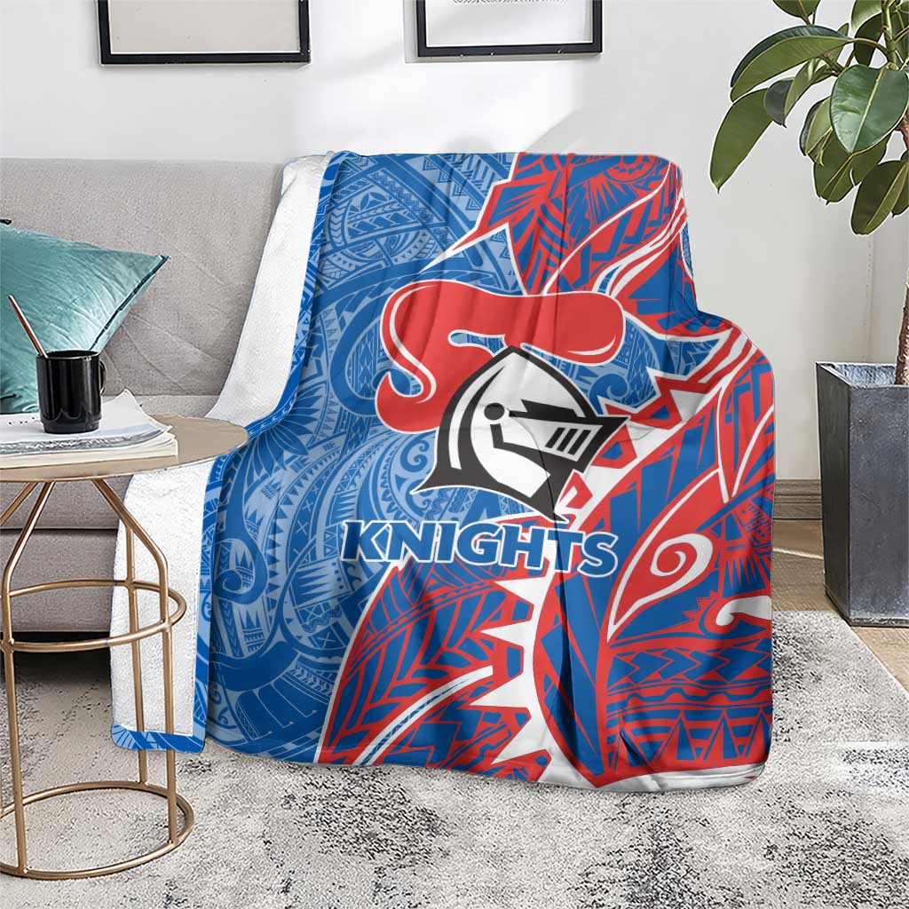 Newcastle Knights Blanket Polynesian Tribal Tattoo Pacific Sport Art