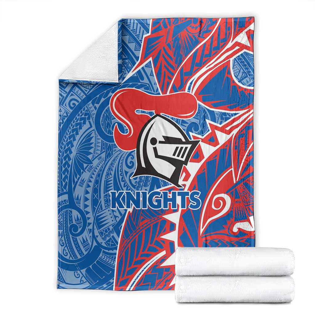 Newcastle Knights Blanket Polynesian Tribal Tattoo Pacific Sport Art