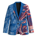Newcastle Knights Blazer Polynesian Tribal Tattoo Pacific Sport Art