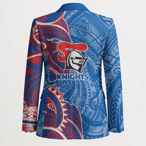 Newcastle Knights Blazer Polynesian Tribal Tattoo Pacific Sport Art