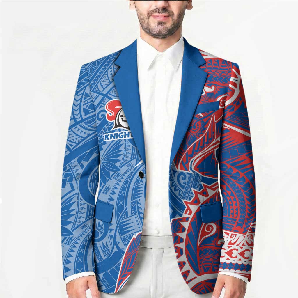 Newcastle Knights Blazer Polynesian Tribal Tattoo Pacific Sport Art
