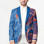 Newcastle Knights Blazer Polynesian Tribal Tattoo Pacific Sport Art