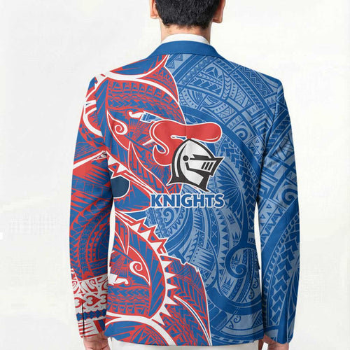Newcastle Knights Blazer Polynesian Tribal Tattoo Pacific Sport Art