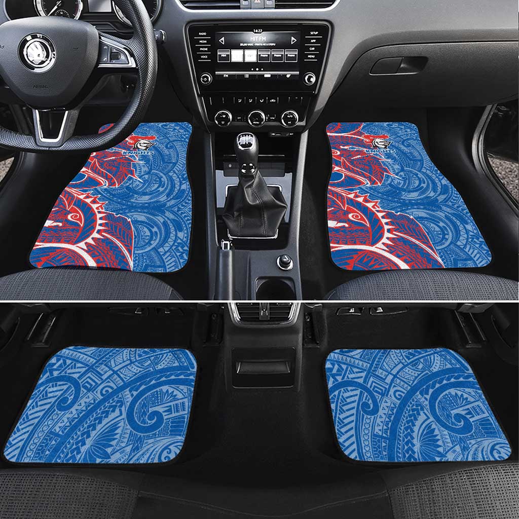 Newcastle Knights Car Mats Polynesian Tribal Tattoo Pacific Sport Art