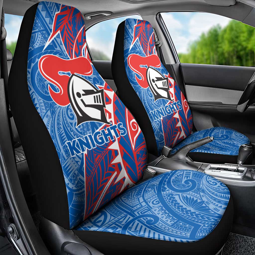 Newcastle Knights Car Seat Cover Polynesian Tribal Tattoo Pacific Sport Art