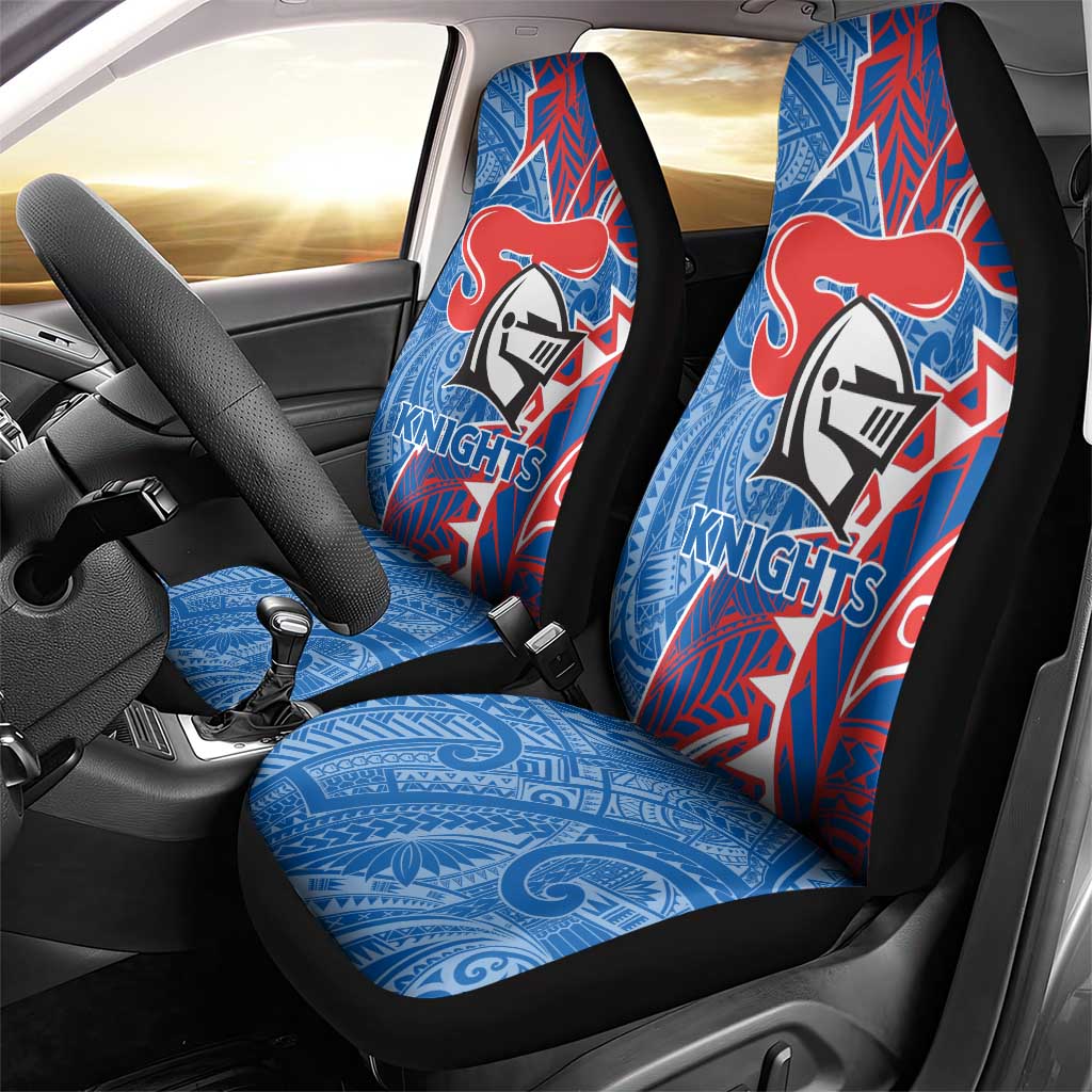 Newcastle Knights Car Seat Cover Polynesian Tribal Tattoo Pacific Sport Art