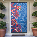 Newcastle Knights Door Cover Polynesian Tribal Tattoo Pacific Sport Art