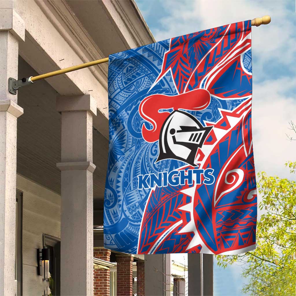 Newcastle Knights Garden Flag Polynesian Tribal Tattoo Pacific Sport Art